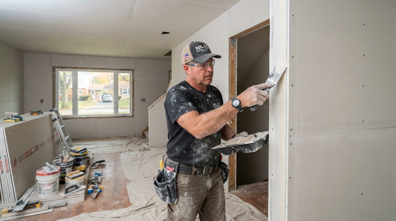 Drywall service for homes in Niles and nearby Illinois communities