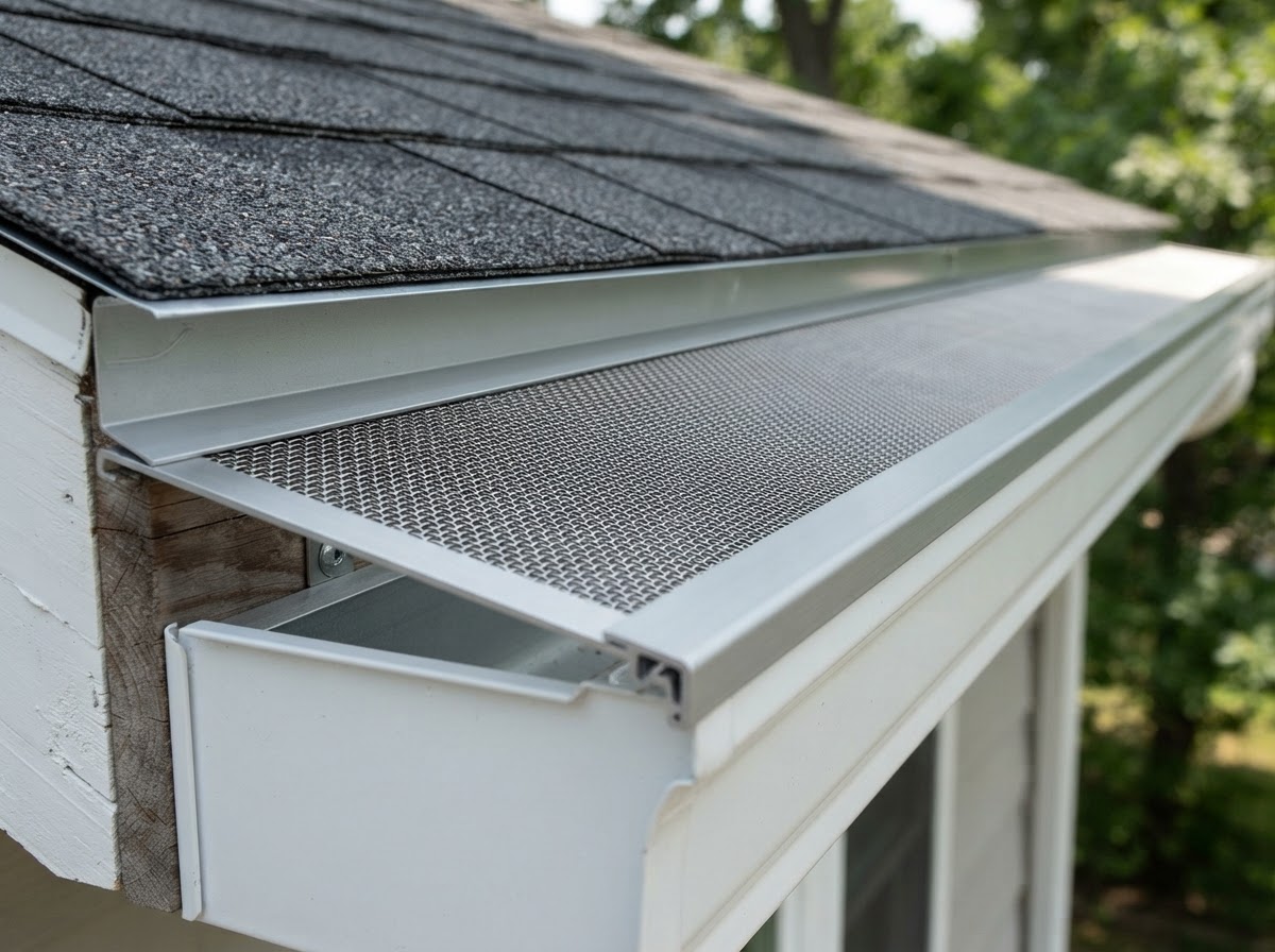 Micro-mesh gutter guard system for a Wildomar home