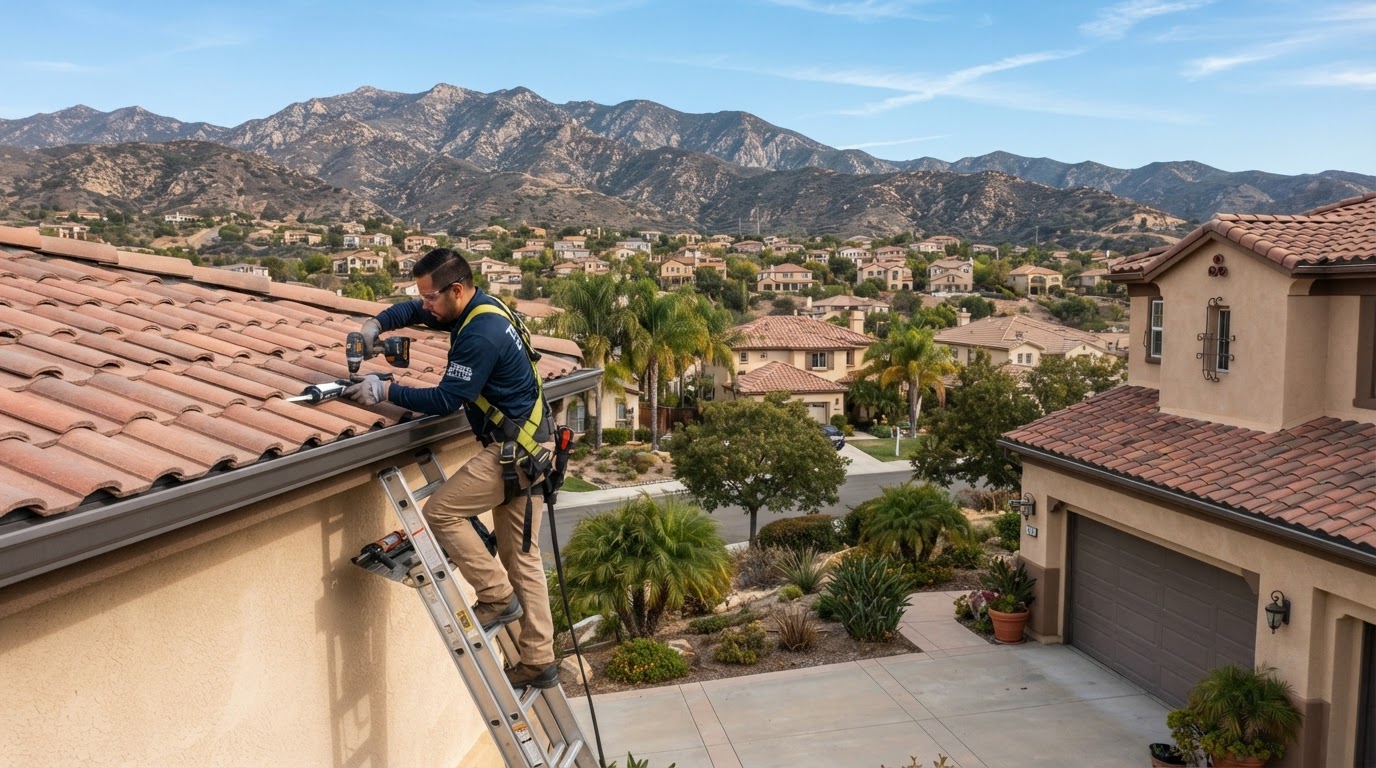 Gutter service for Temescal Valley and nearby Southern California communities