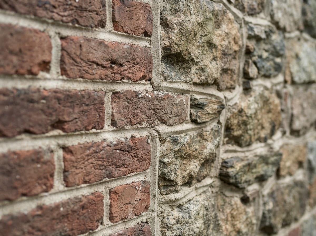 Residential masonry detail on a Milford area home