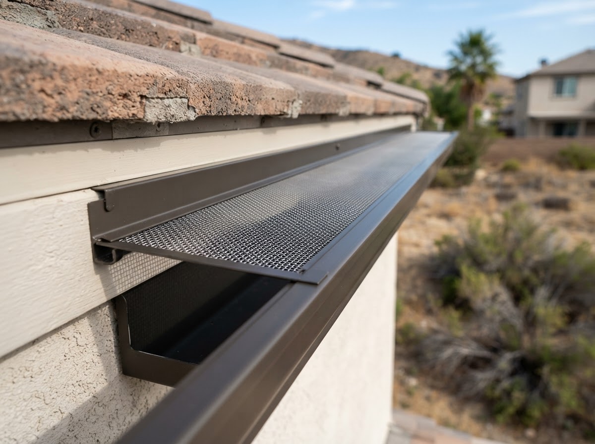 Gutter guard installation in Calimesa CA