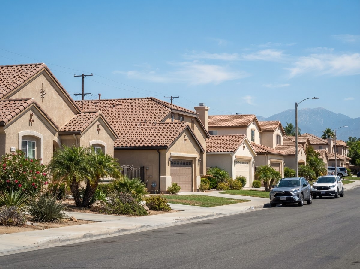 Gutter service area around Beaumont California