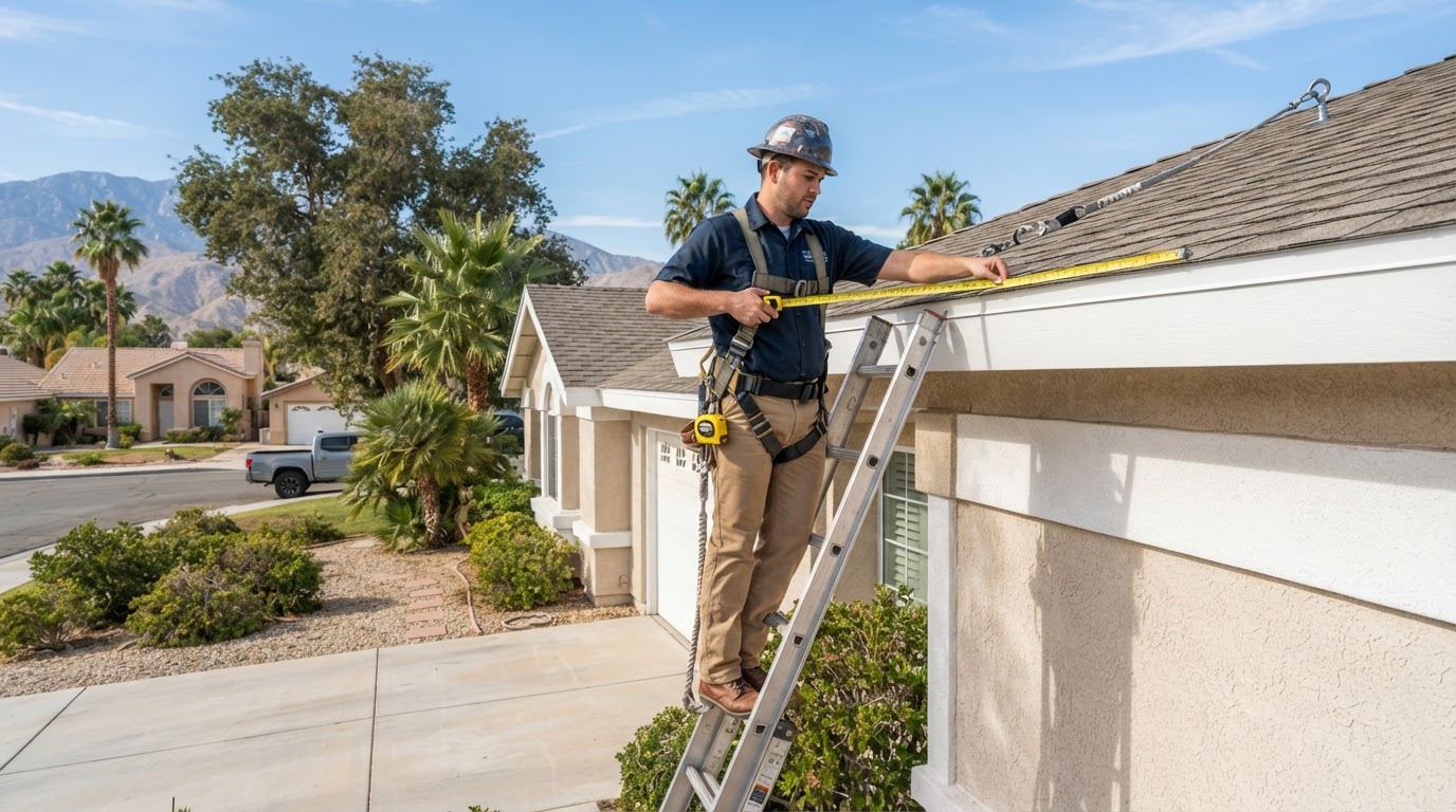 Gutter installation in Banning California