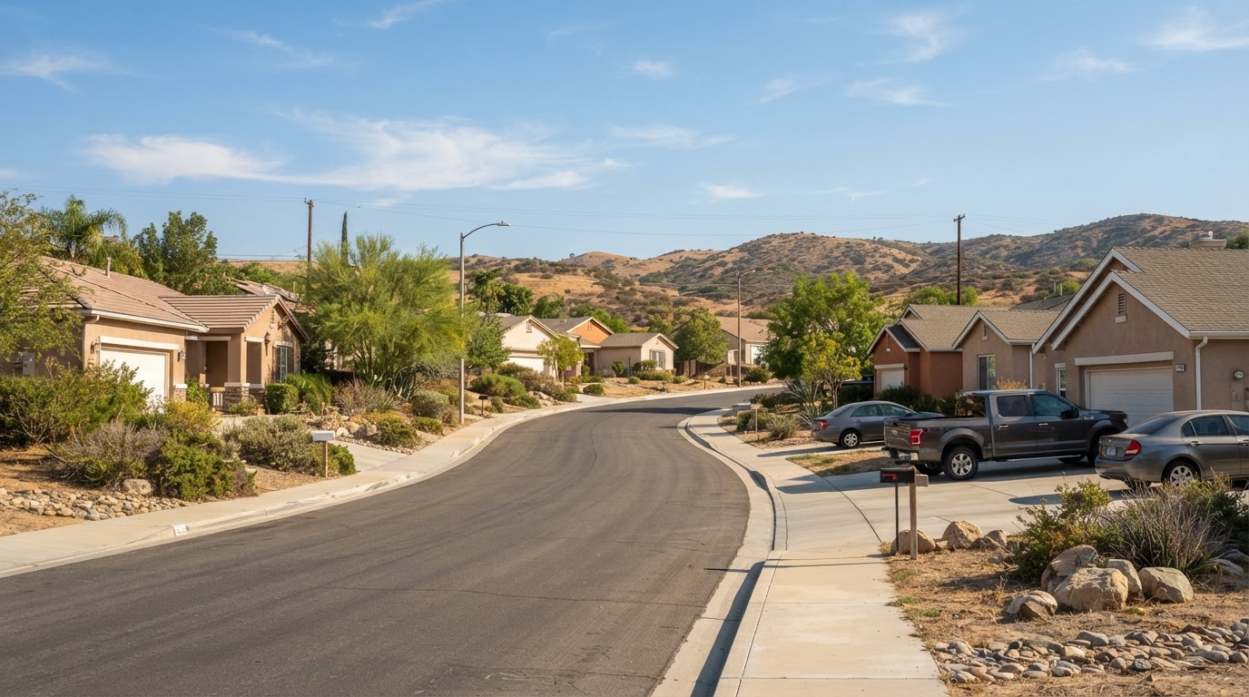 Professional gutter cleaning in Calimesa California