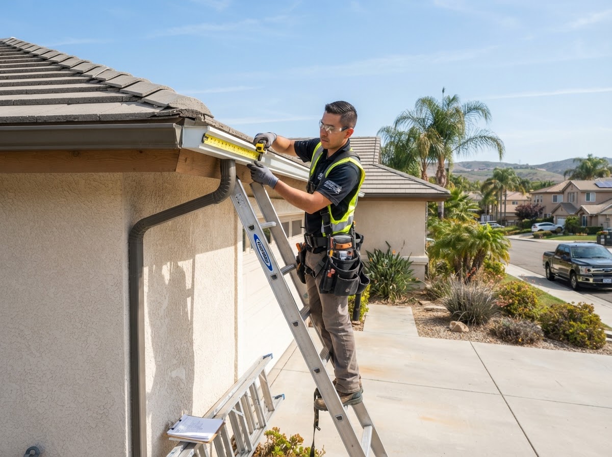 Gutter installation in Moreno Valley CA