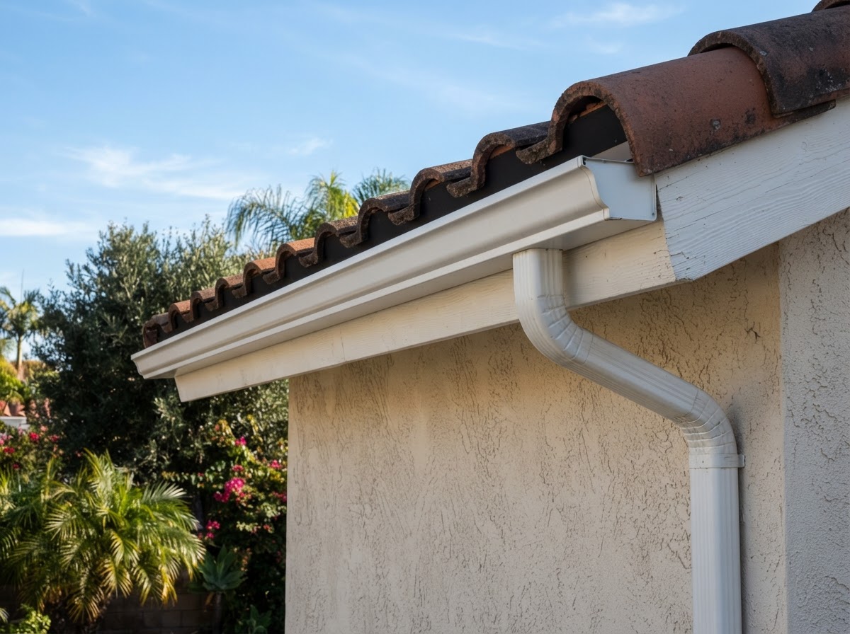 K-style residential gutter profile