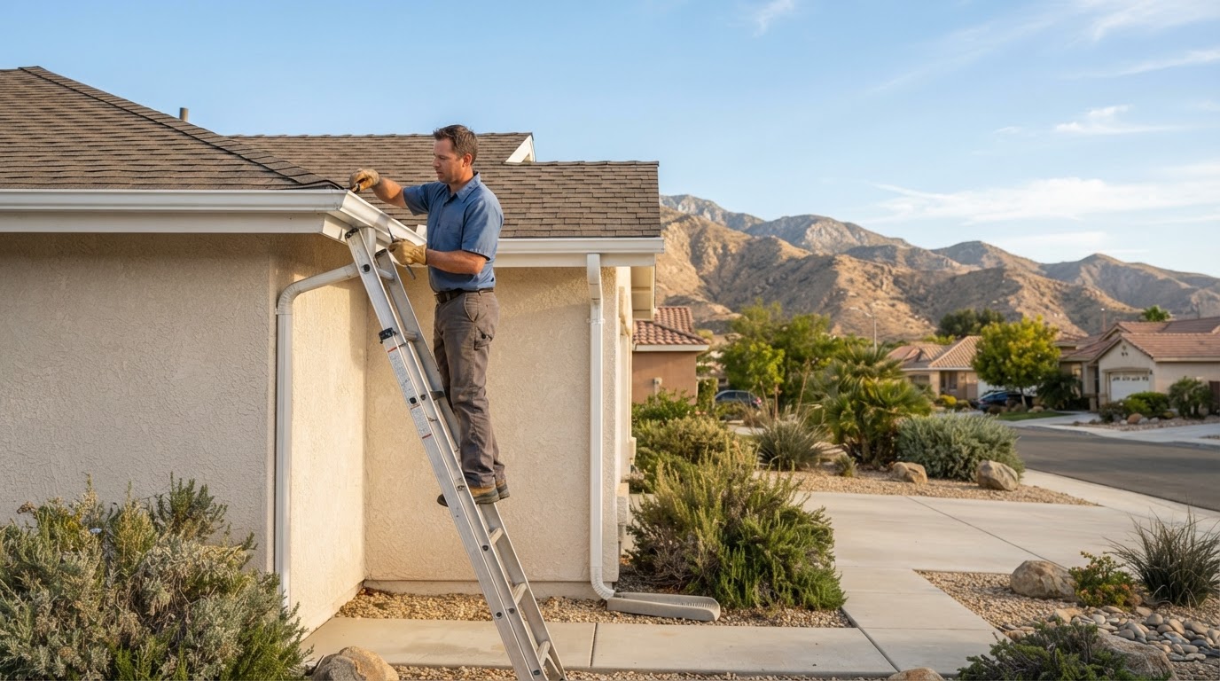 Gutter services in San Jacinto California