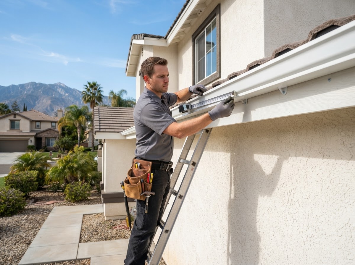 Gutter installation in San Jacinto CA