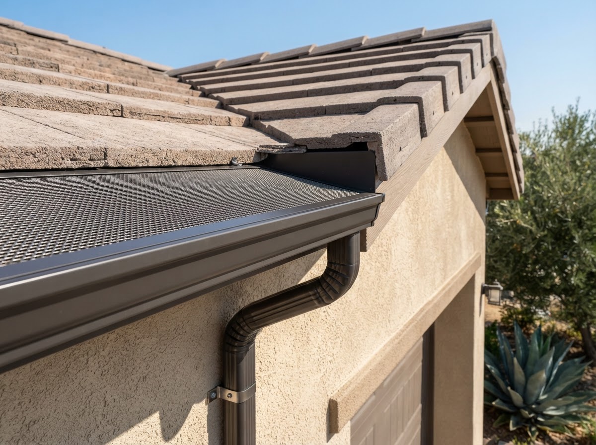 Gutter guard installation in Moreno Valley CA