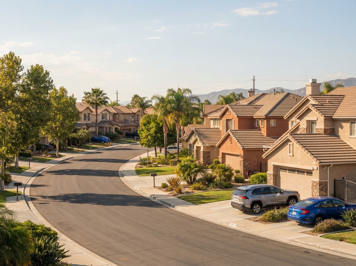 Professional gutter cleaning in Moreno Valley California