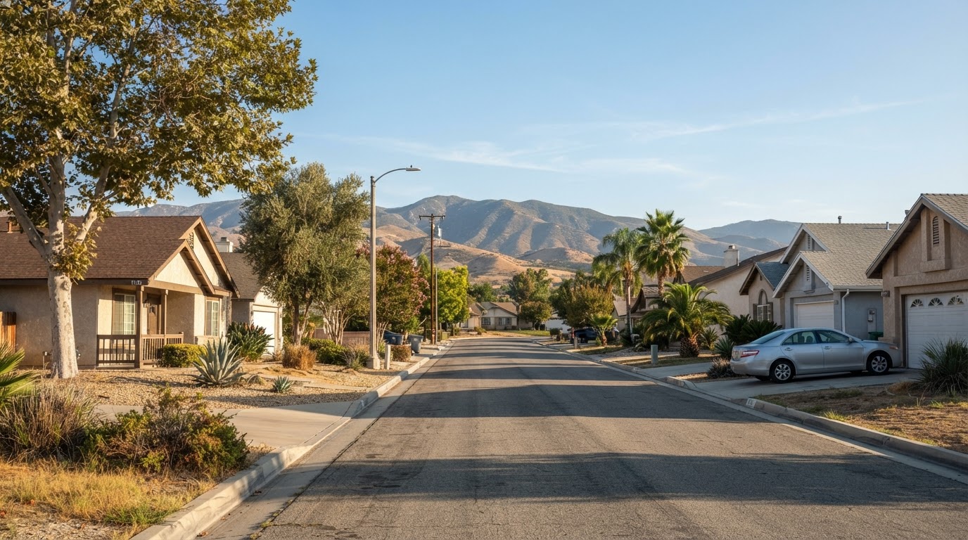 Professional gutter cleaning in Banning California