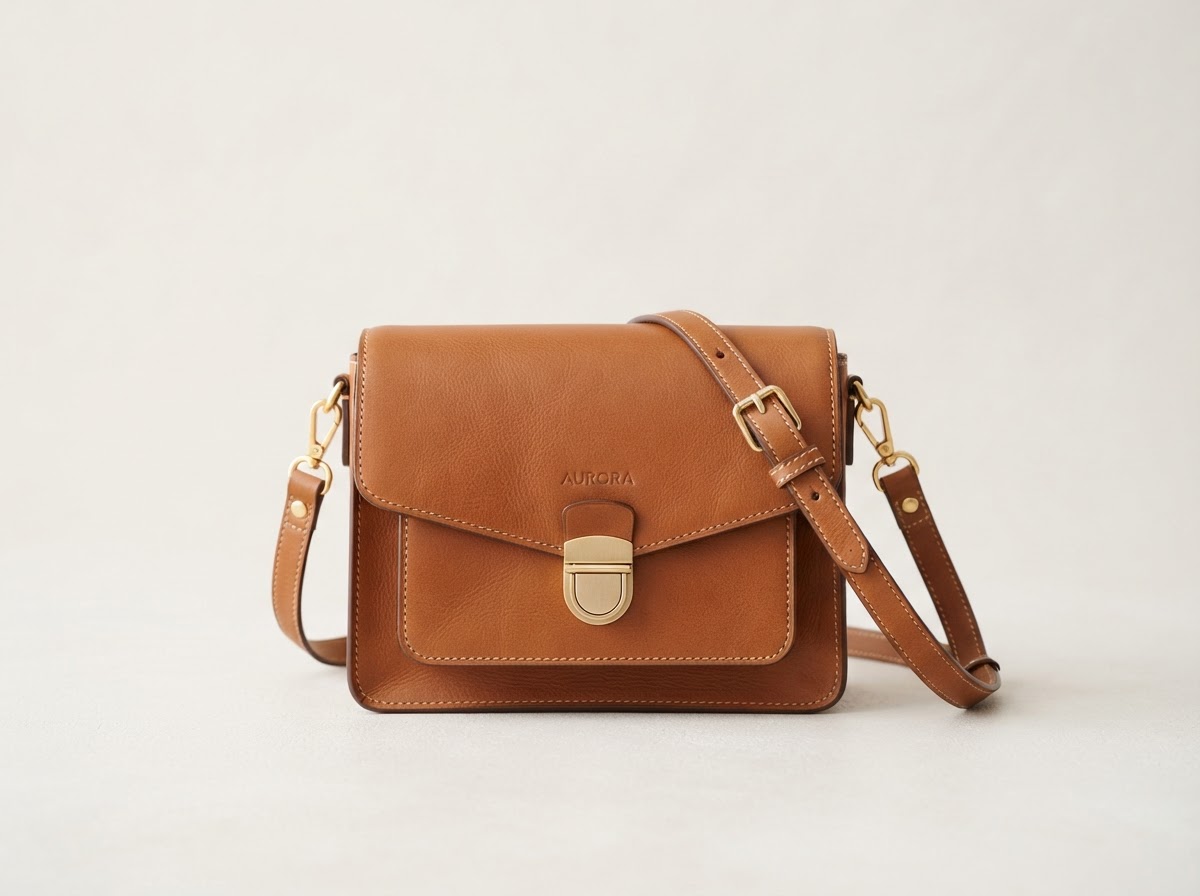 Leather Crossbody Handbag