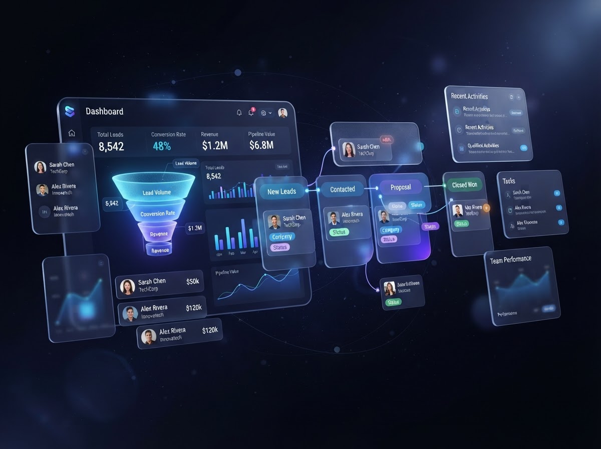 CRM & Lead Systems service — M Automations