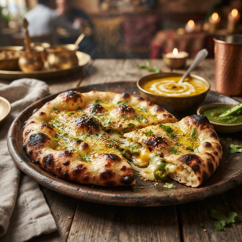 Cheese Chilli Naan