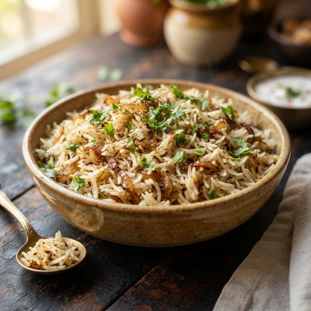 Onion Jeera Rice