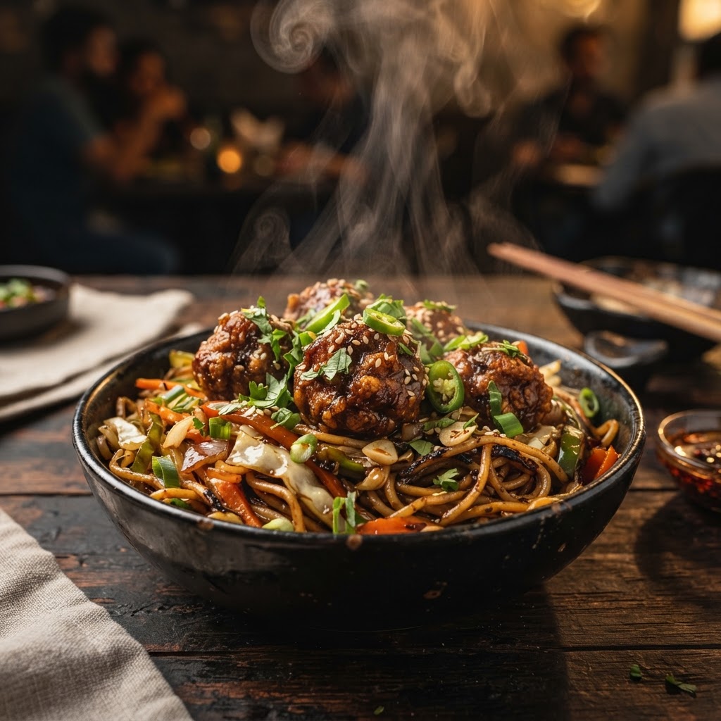 Chef Special Noodle With Manchurian