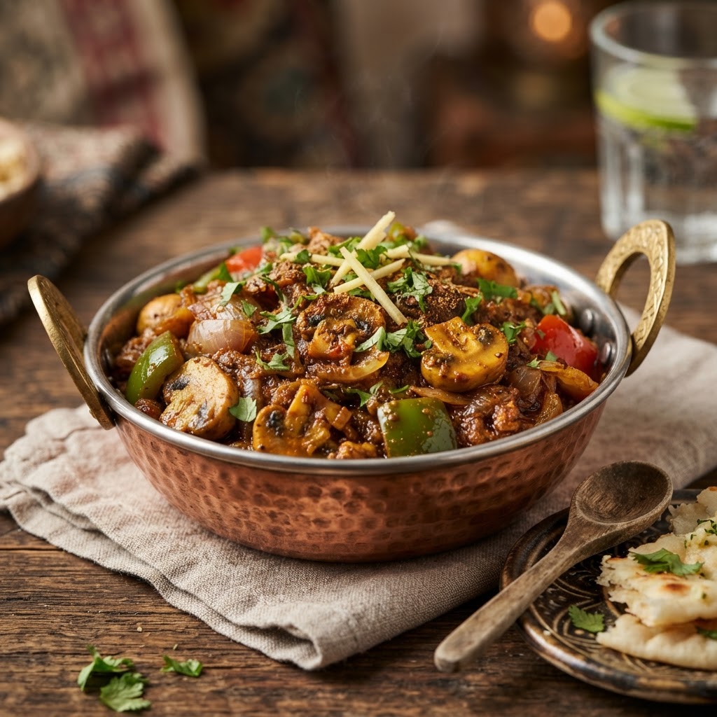 Mushroom Bhuna Masala