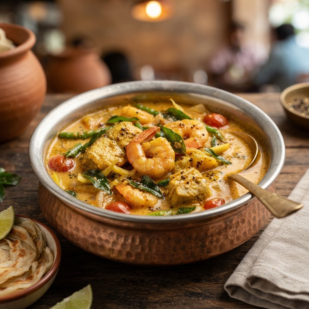 Malabari Curry (Fish / Jhinga)