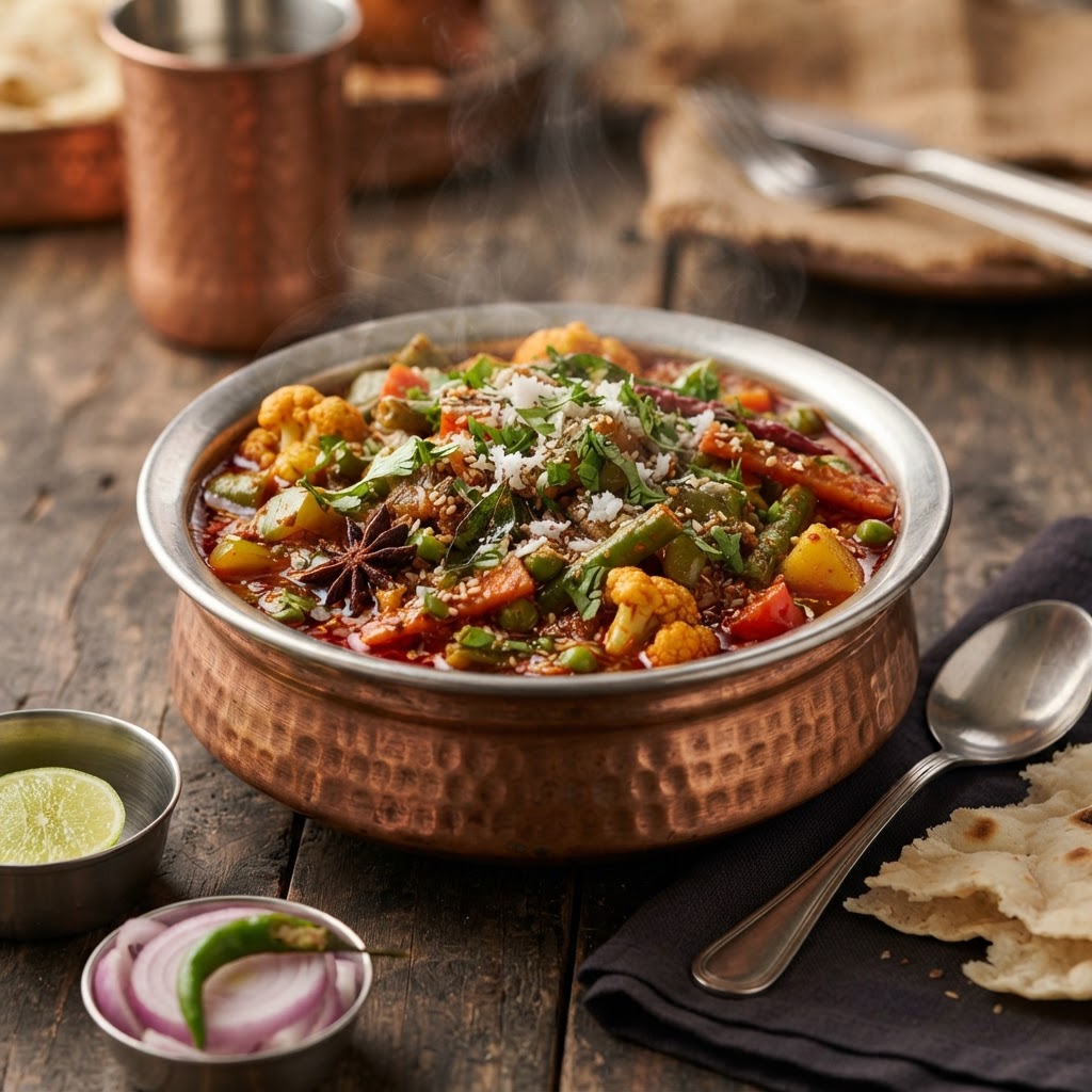 Vegetable Kohla Puri - Sssss it's Spicy!