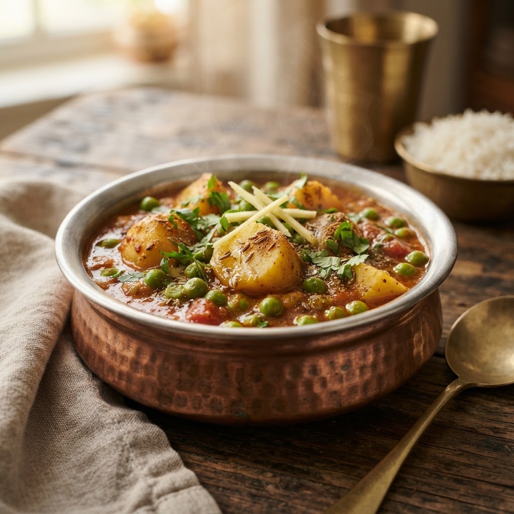 Aloo Matar (Sattvic)