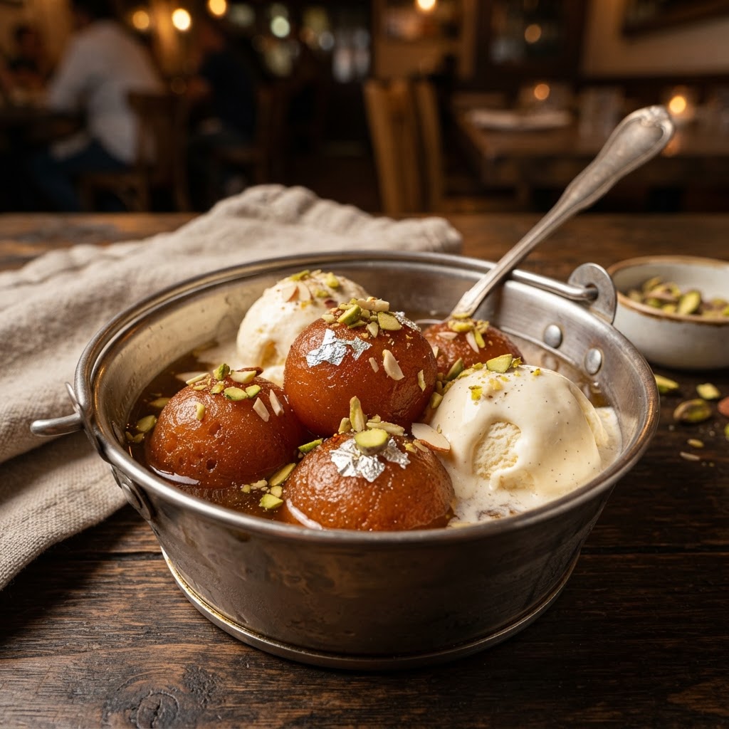 Ice Cream Gulab Jamun Bucket