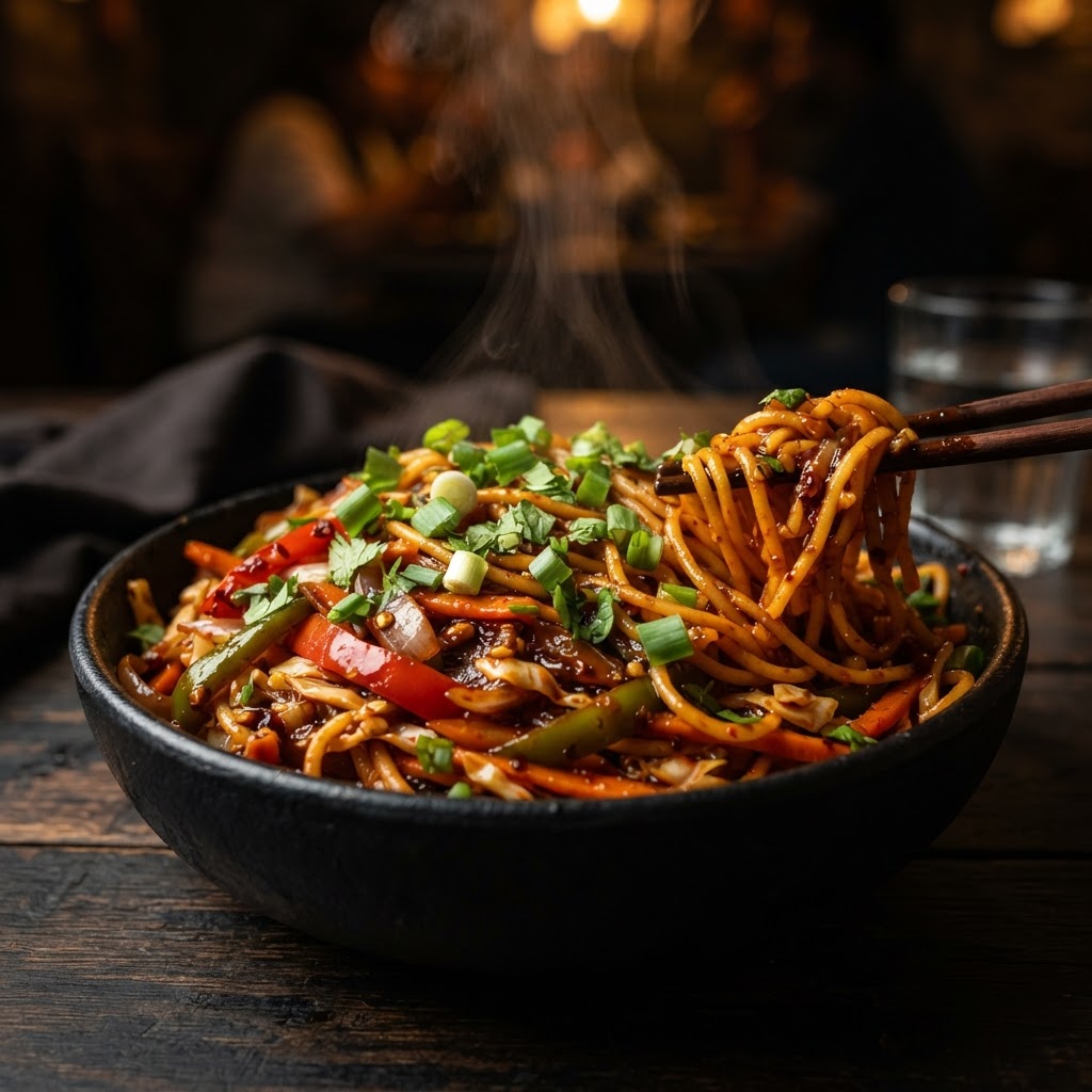 SCHEZWAN NOODLES (Veg / Egg / Chicken)