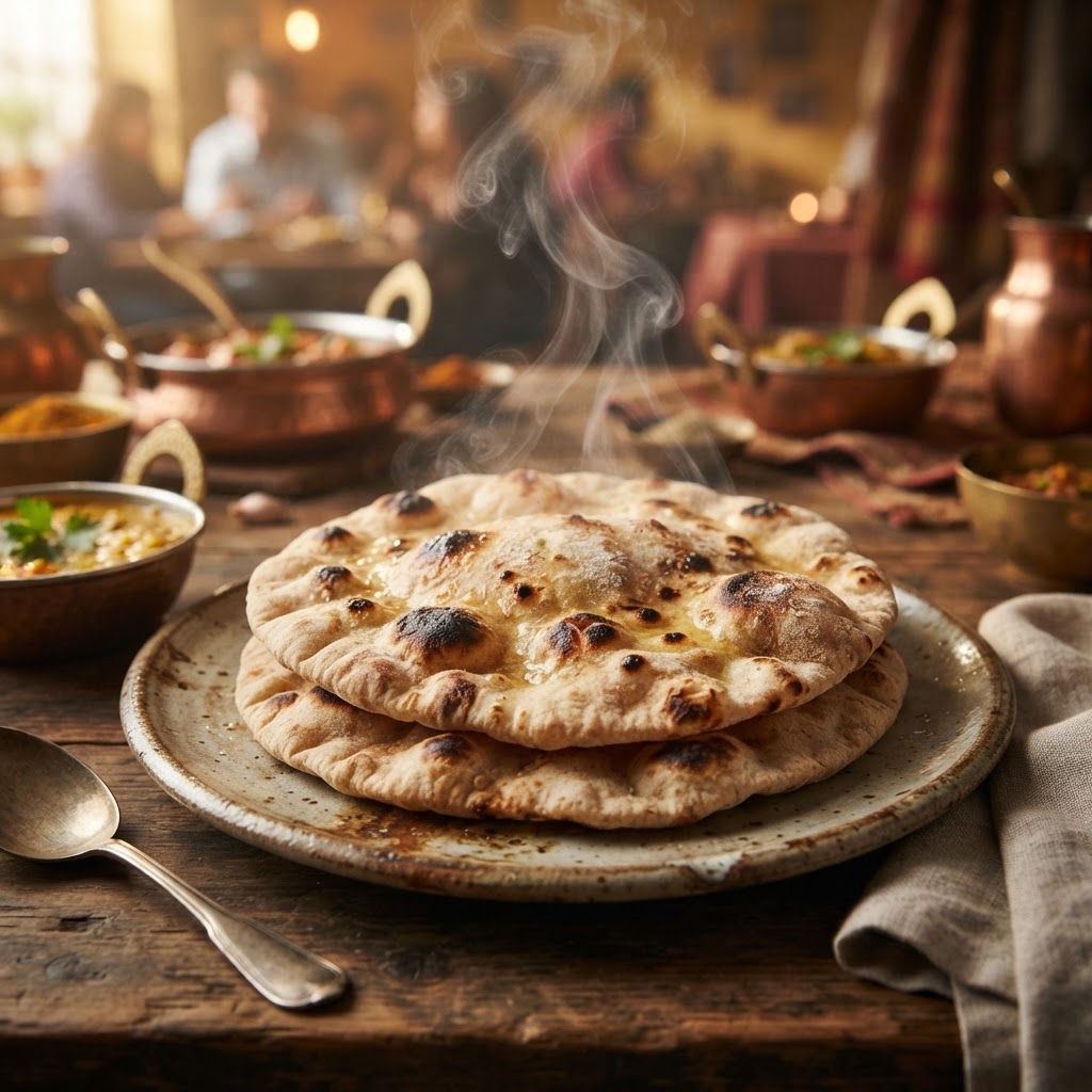 Tandoori Roti (Plain / Butter)