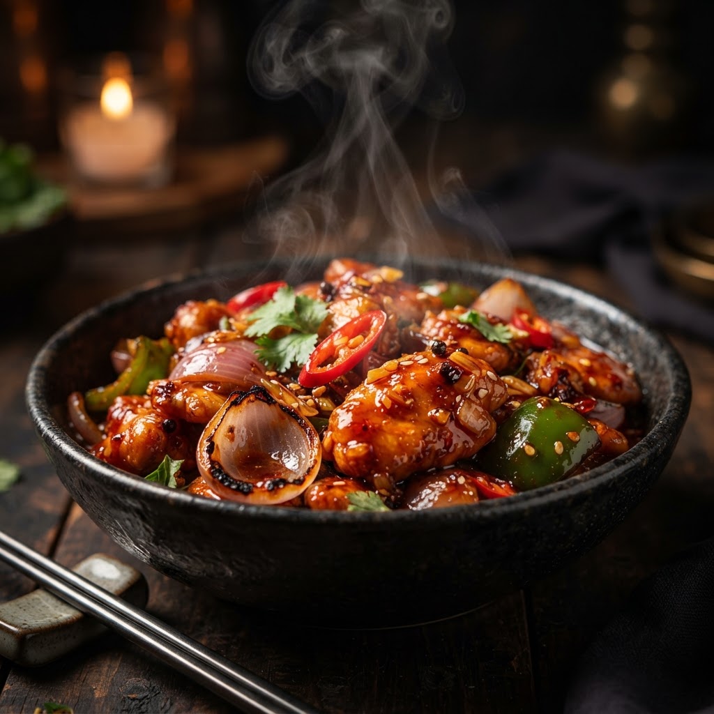 Schezwan Gobi or Paneer