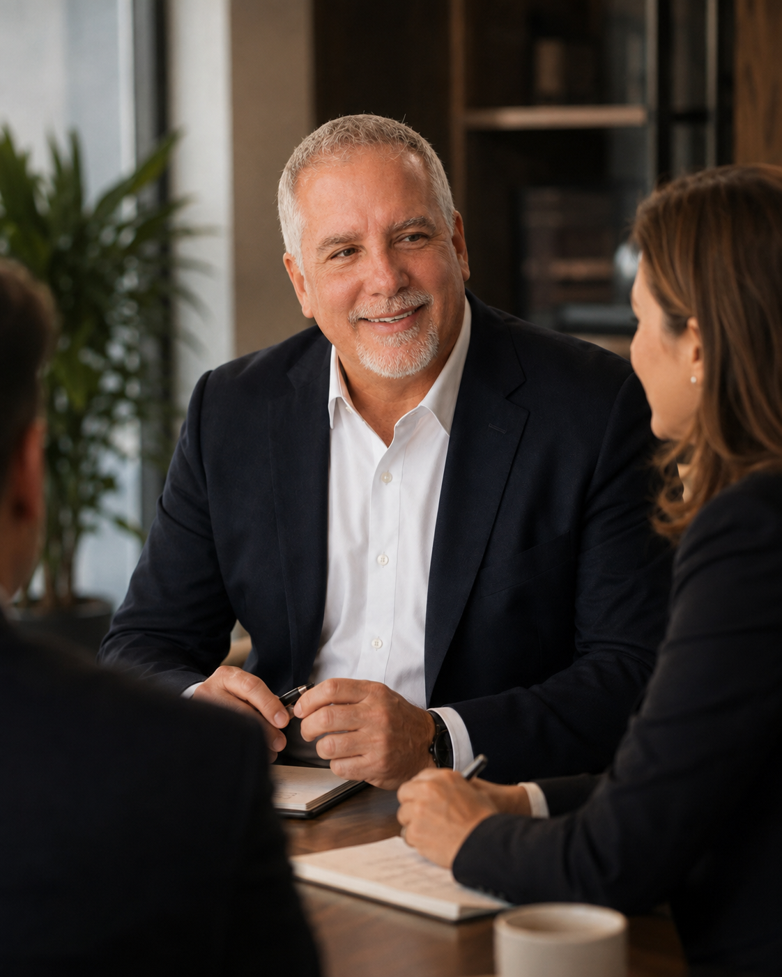 Al Baiocchi in conversation with advisory professionals and business owners