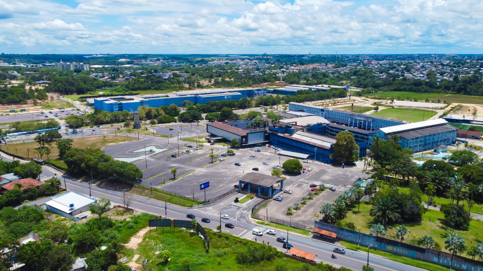 Vista aérea do Campus da Universidade Nilton Lins
