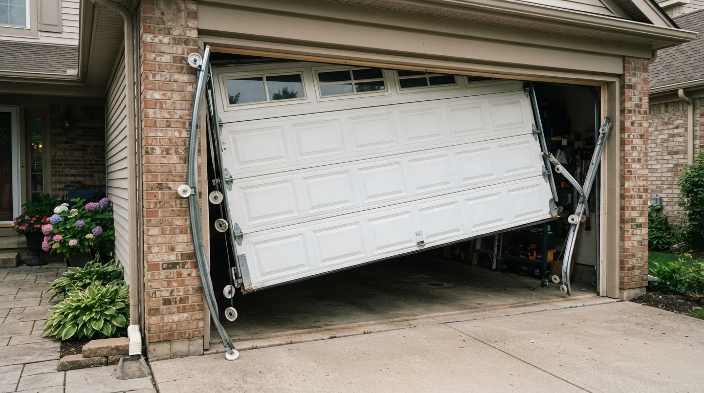 Garage Door Off Track Repair