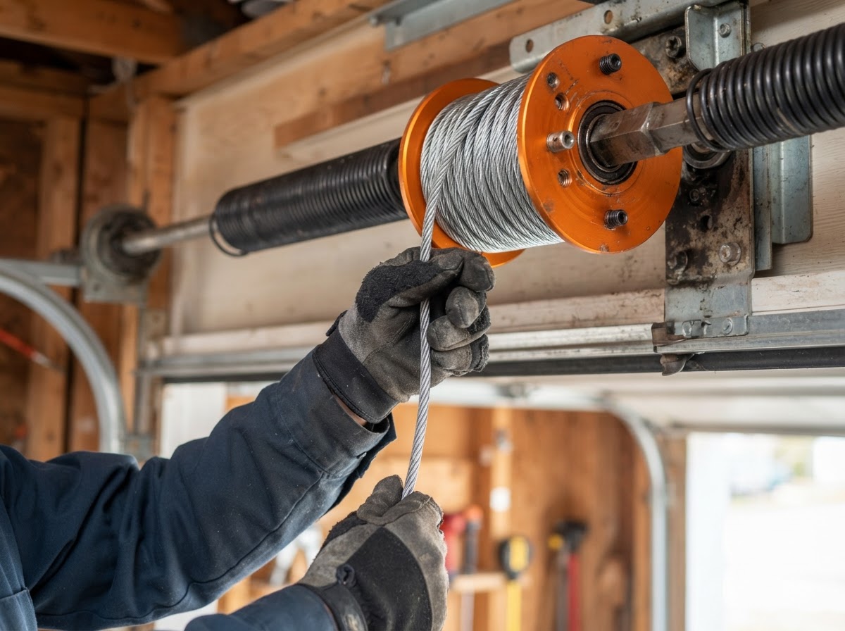 Garage Door Cable Repair diagnostic inspection