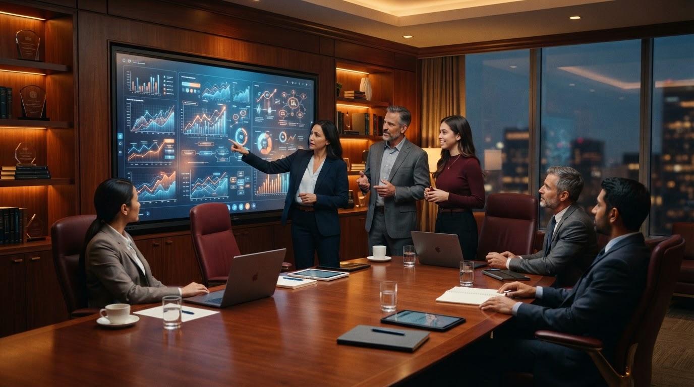 Tax Team Collaborating On Marketing Strategy