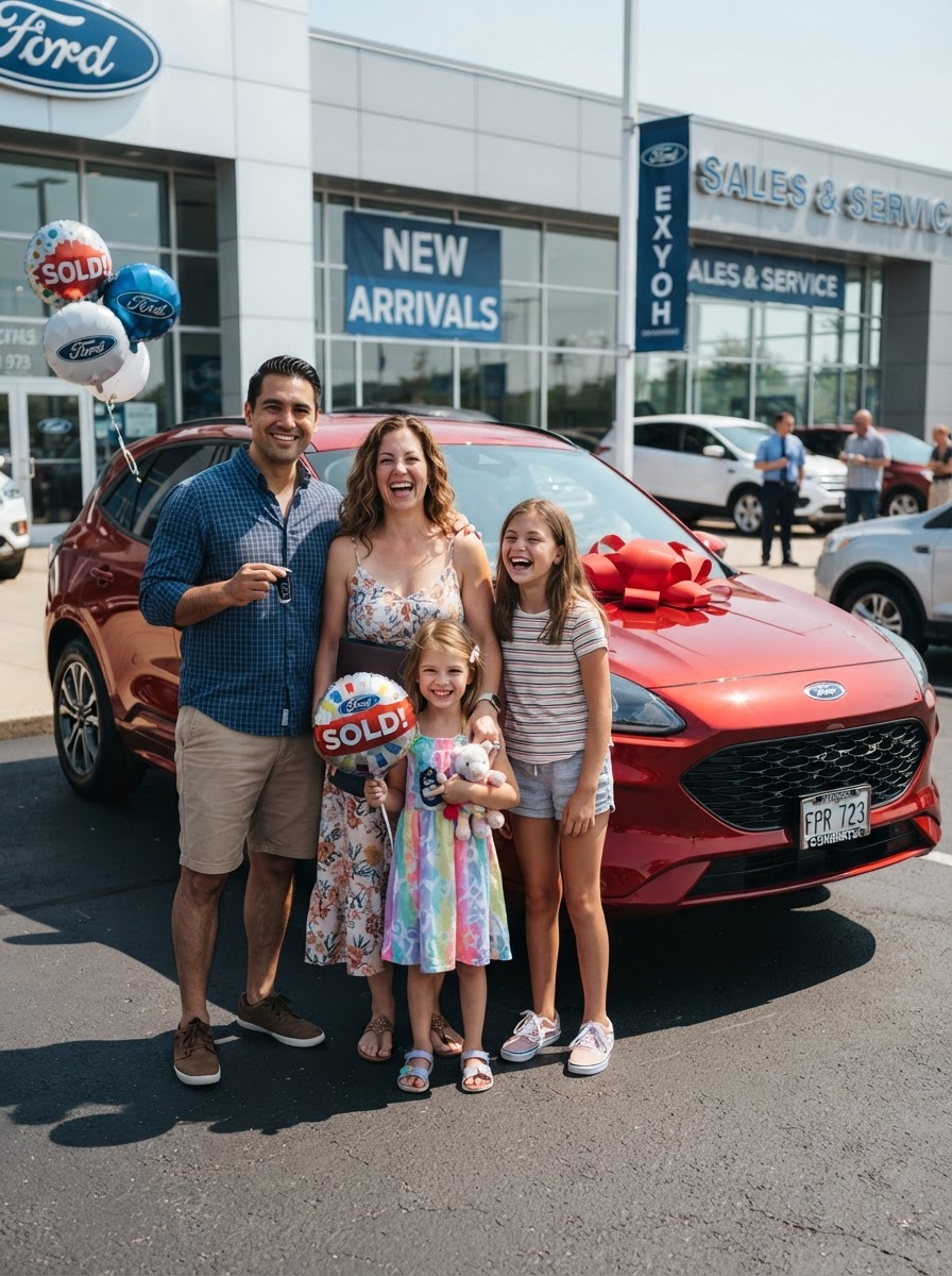 The Martinez Family with their 2025 Ford Escape
