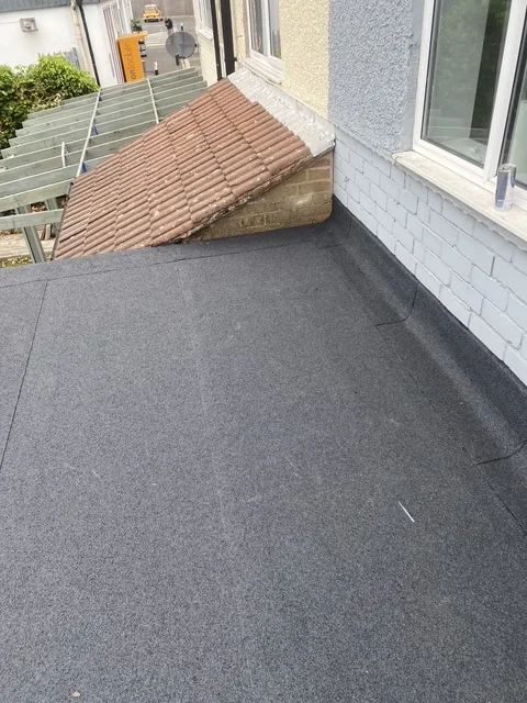 After: Mineral Felt Flat Roof Replacement & Waterproofing by Wales Roofing in Sheffield