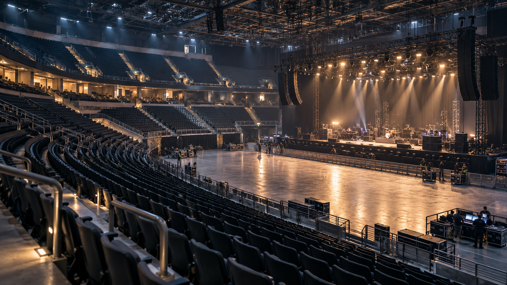 Sporting venue and stadia interior