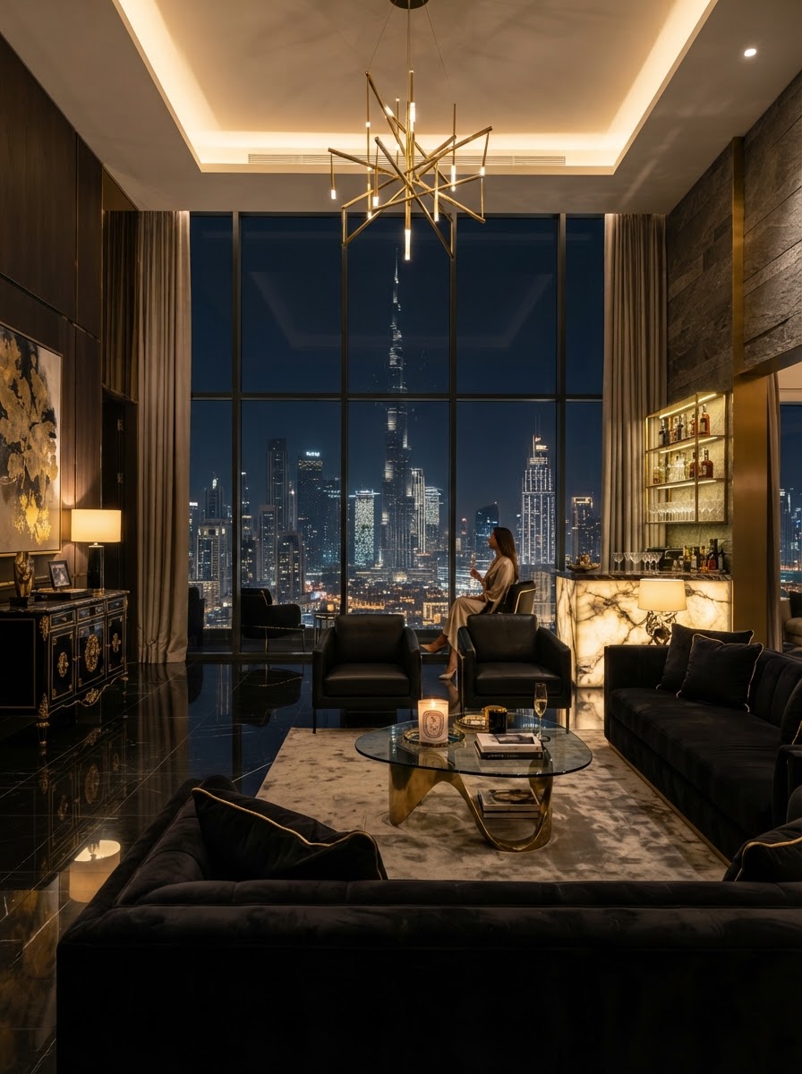 Luxury penthouse interior