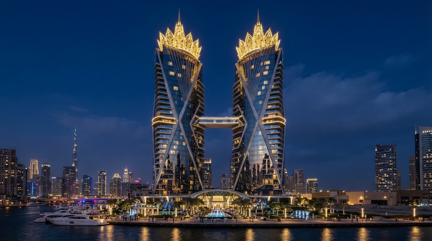 O'mir Sky Towers — Residential · Twin Skyscrapers