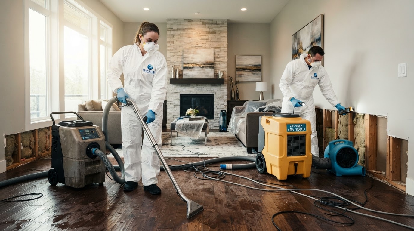 Water damage restoration and water extraction service in New Braunfels TX