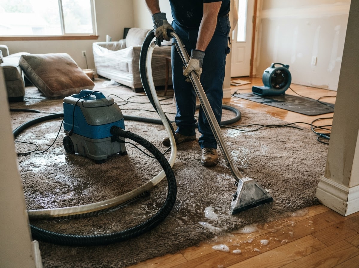 Emergency water removal and water extraction near New Braunfels