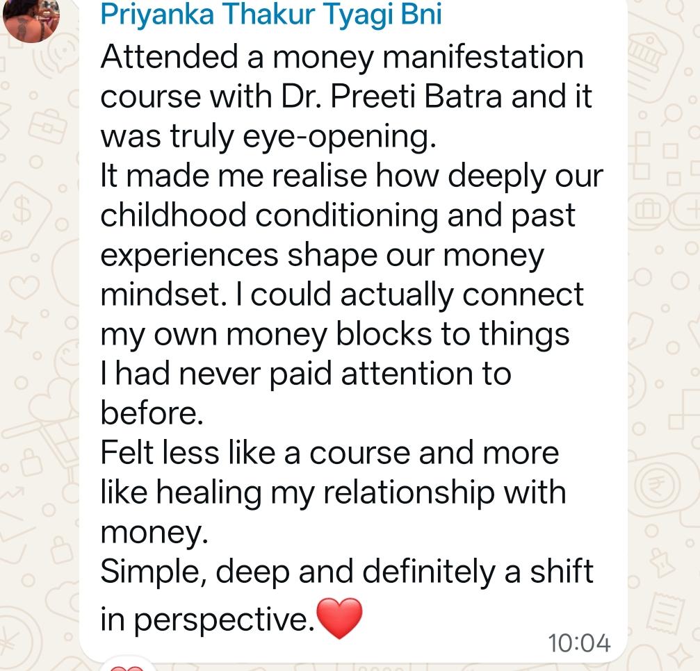 WhatsApp testimonial 3