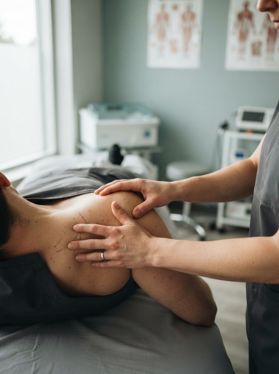 Sesión de fuerza y movimiento en el área fisiosport de Silvente Fisioterapia