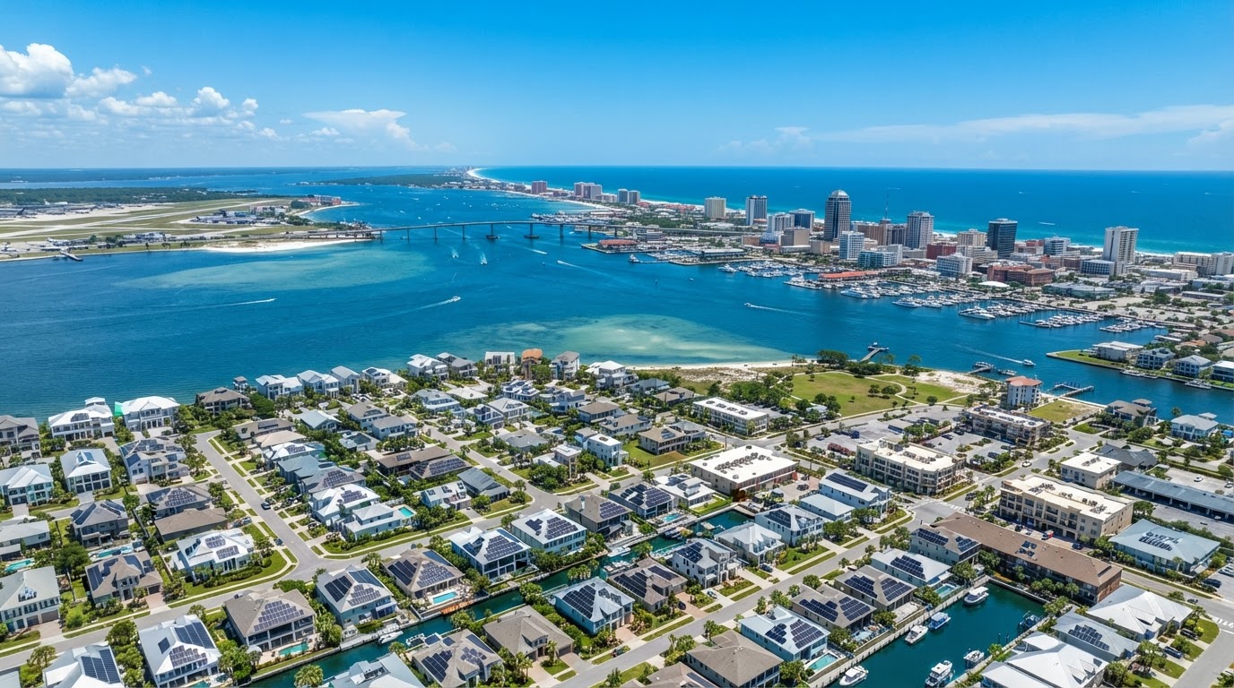 Northwest Florida and Alabama Gulf Coast Solar and Electrical Service Area
