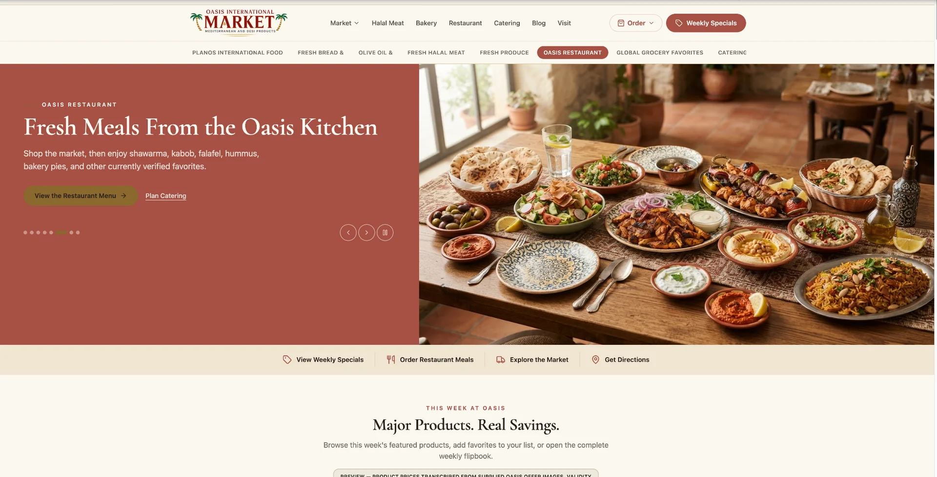 Oasis International Market — transformed Thinking Website