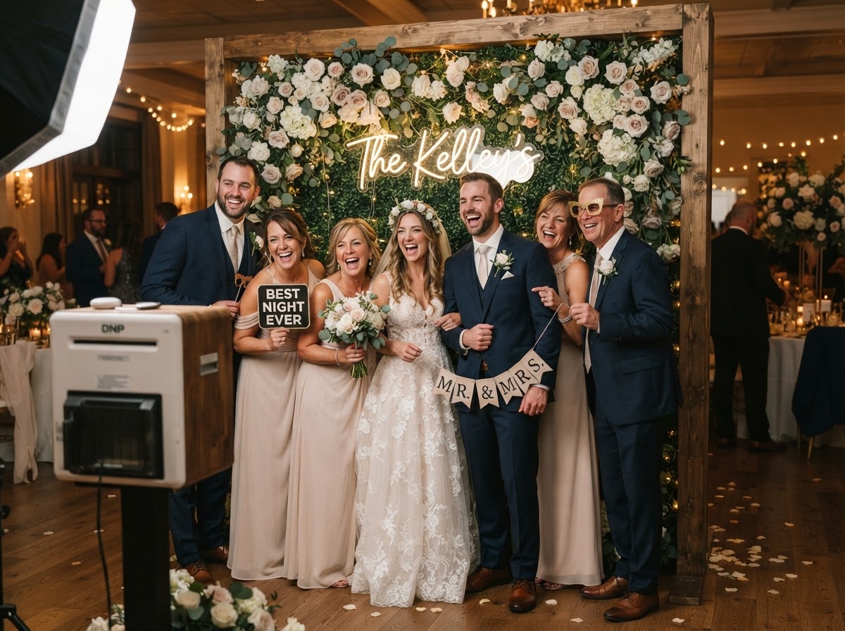 Wedding photo booth rental in Bremen GA