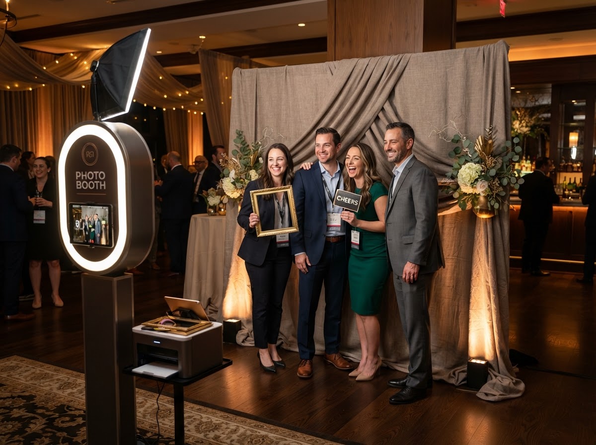 Corporate event photo booth in Newnan GA