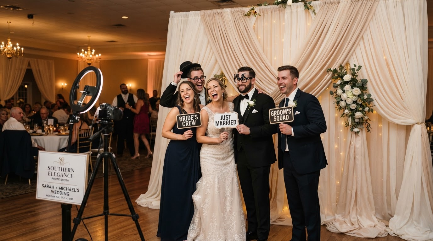 Wedding photo booth rental in Newnan Georgia