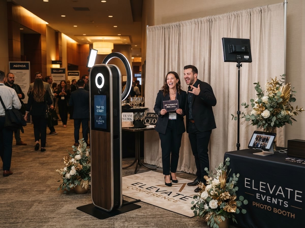 Corporate photo booth rental in Douglasville GA