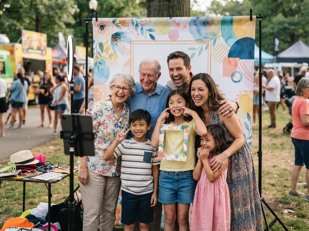 Community event photo booth in Carrollton GA