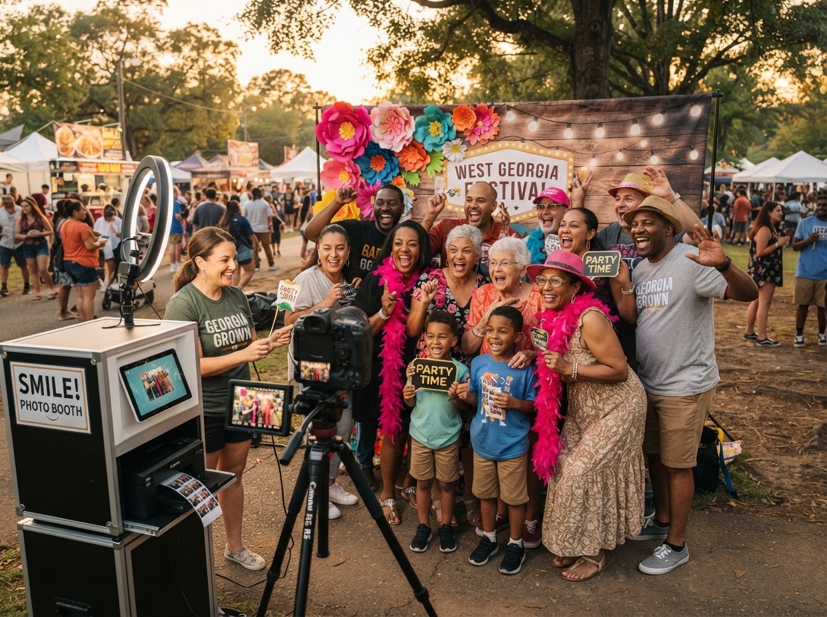 Community event photo booth in Tallapoosa GA